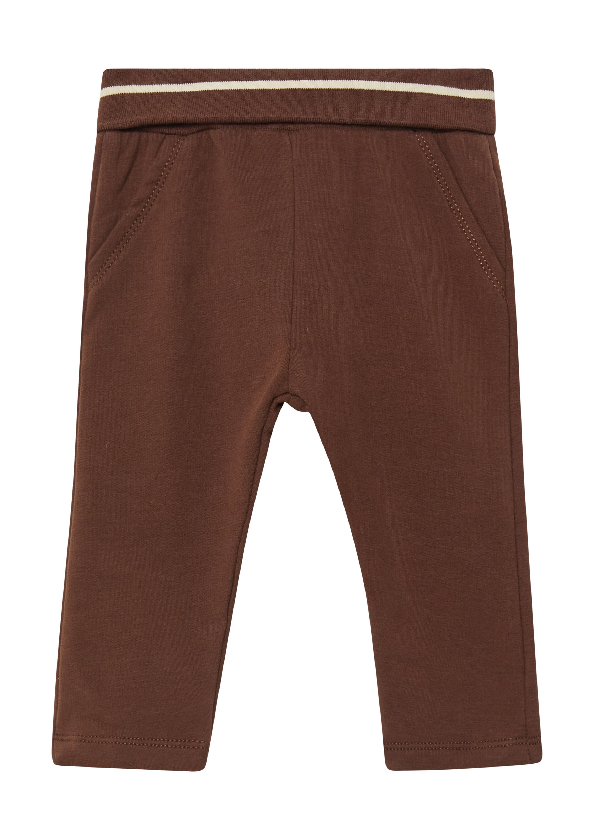 s.Oliver Pantalon en beige / marron, Vue avec produit