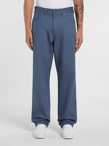 Regular Pantaloni de la DICKIES pe albastru: față