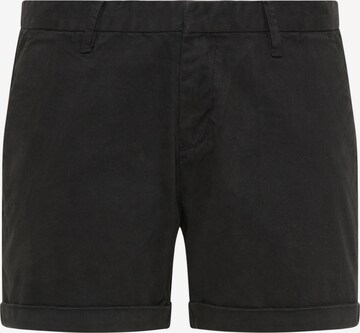 DreiMaster Vintage Slimfit Shorts in Schwarz: predná strana