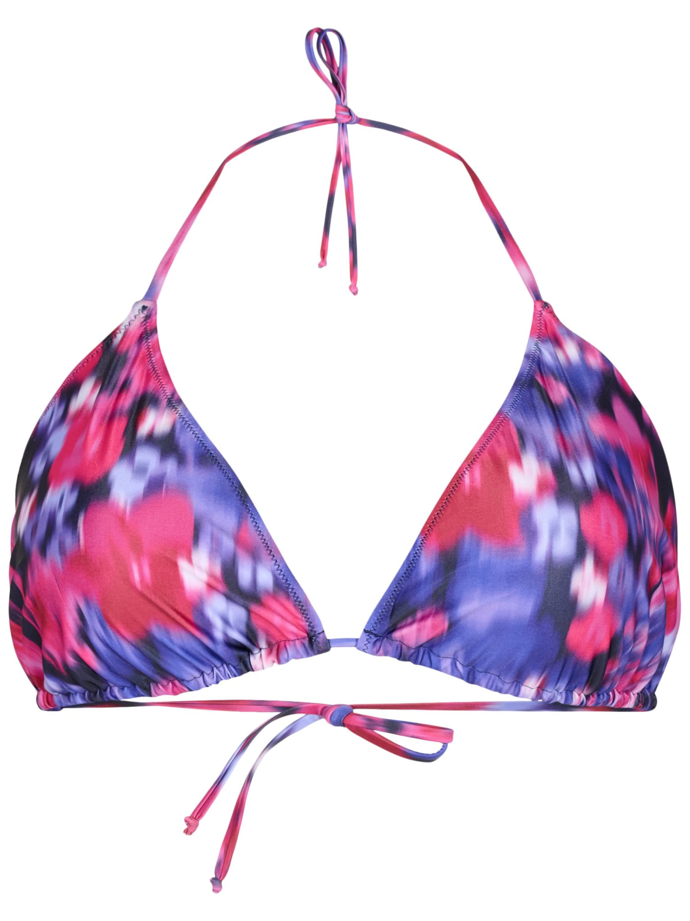 Triangolo Top per bikini 'SMIA' di Swim by Zizzi in rosa: frontale