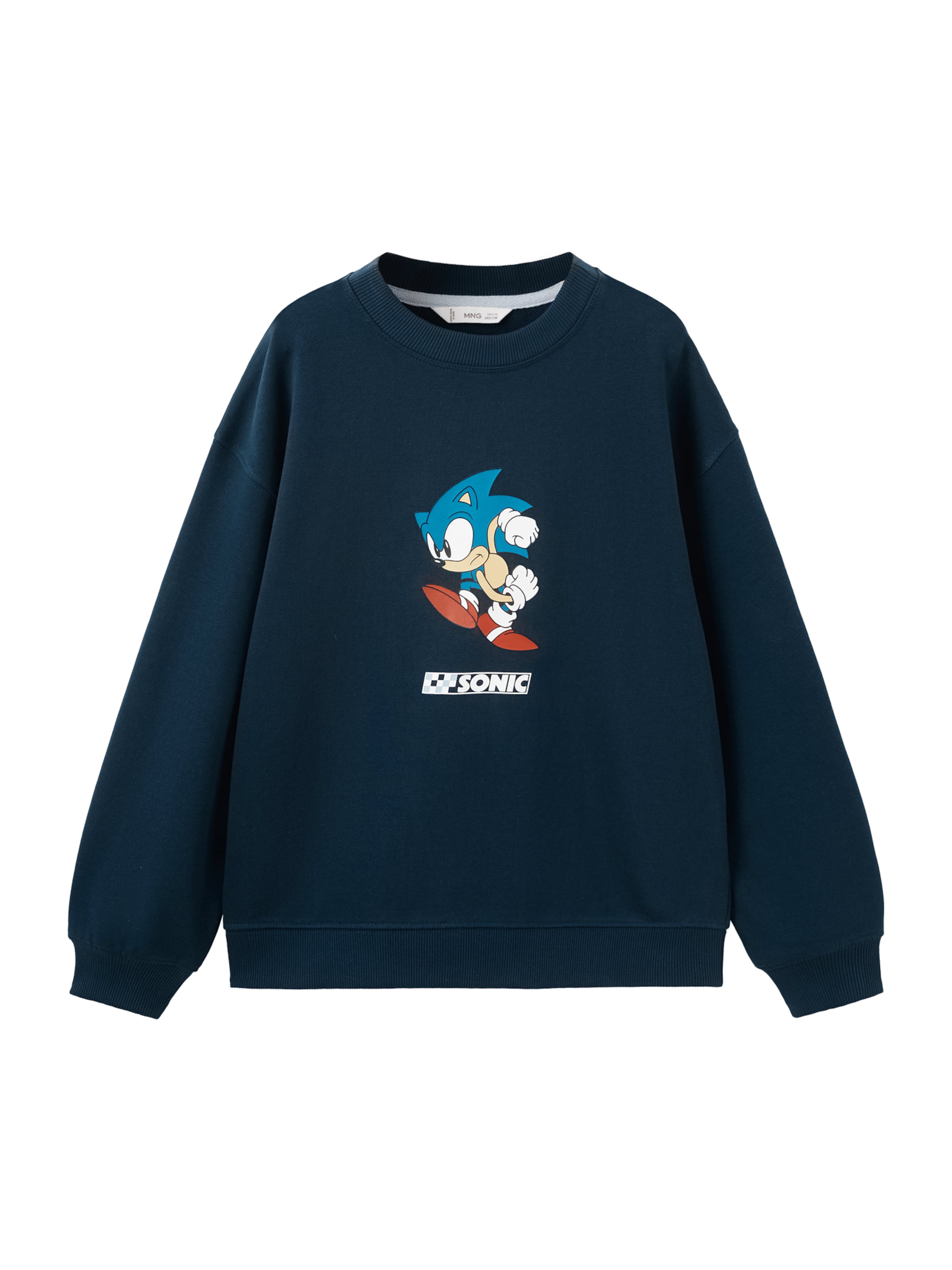 MANGO KIDS Sweatshirt i blå: framsida