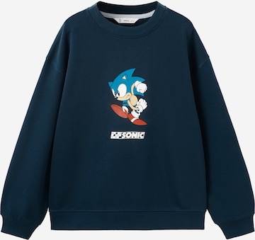 MANGO KIDS Collegepaita värissä sininen: etupuoli