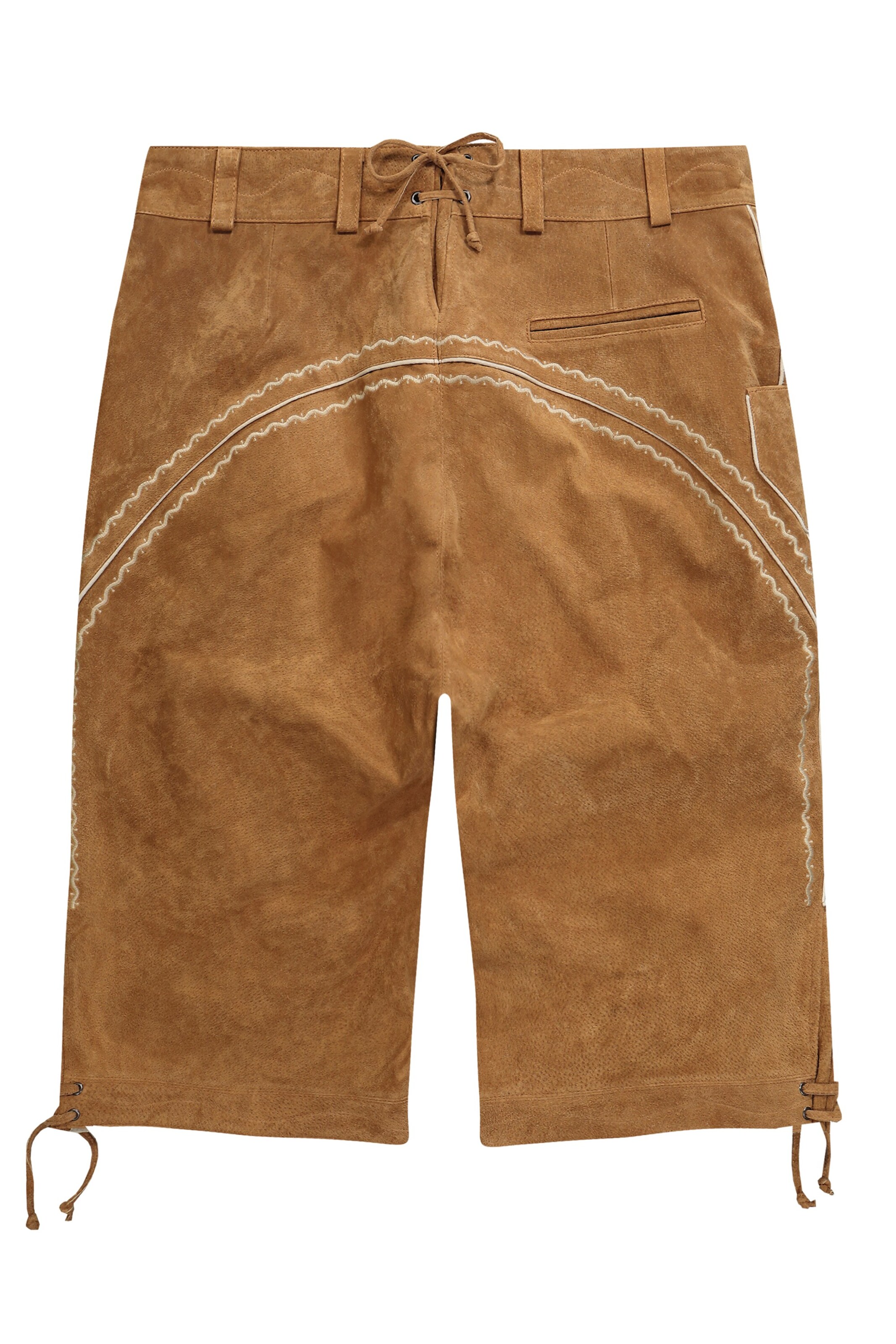 Men Plus Regular Klederdracht broek in Bruin