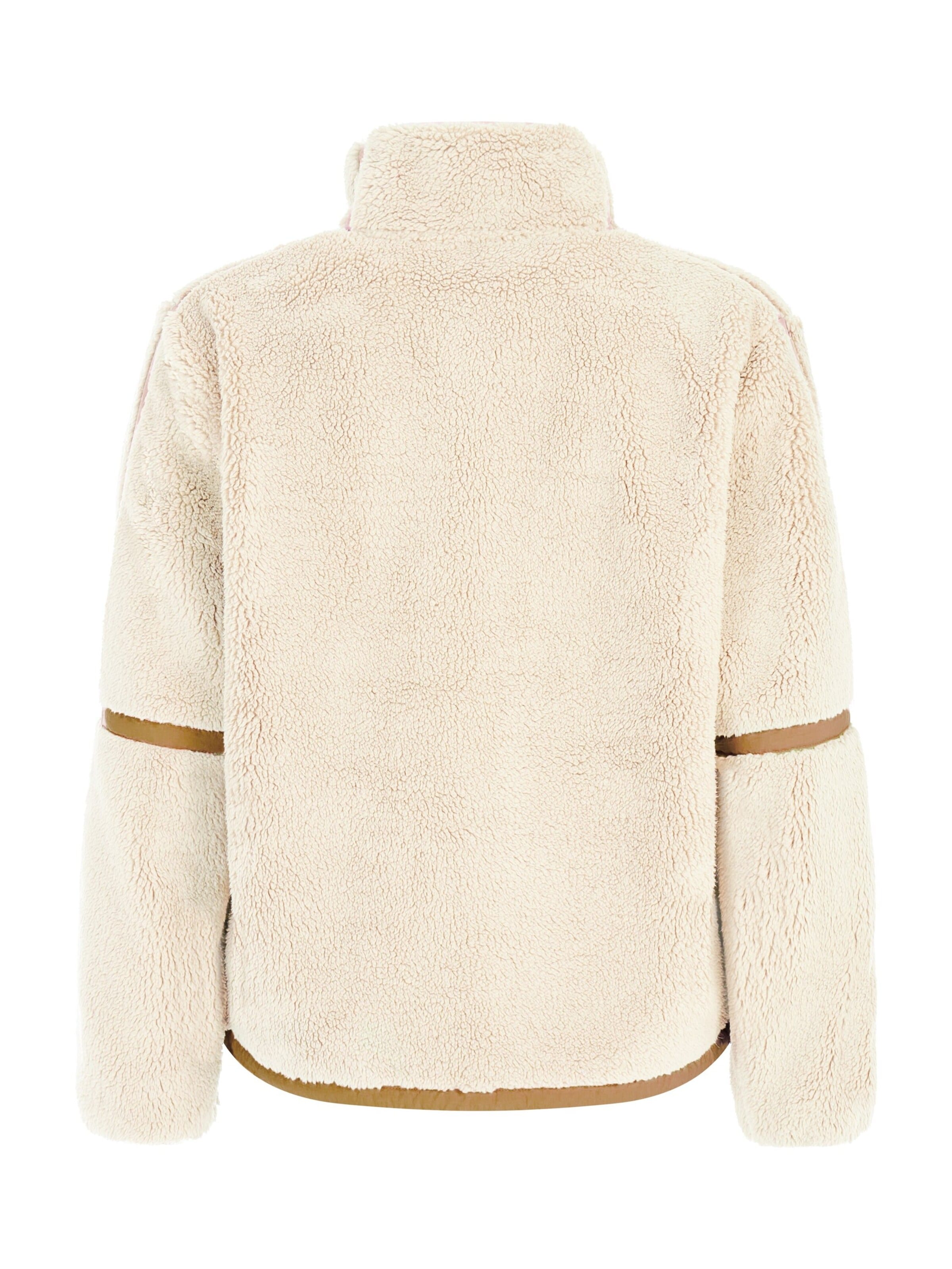 PROTEST Fleece Jacket 'PRTRed' in Brown