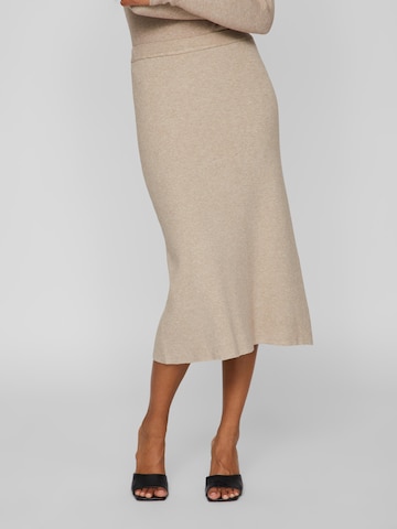 VILA Skirt 'Comfy' in Beige: front
