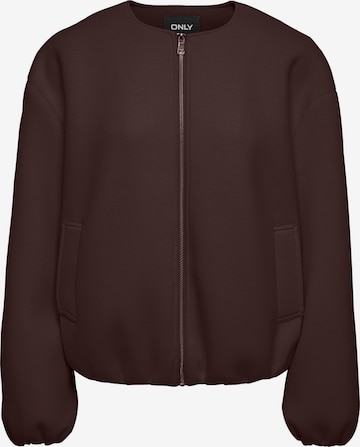Veste mi-saison 'ONLEllie' ONLY en marron : devant