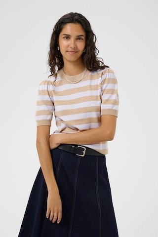 SAINT TROPEZ - Jersey 'Mila' en beige: frente