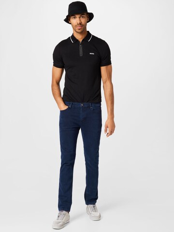 BOSS Poloshirt 'Philix' in Schwarz