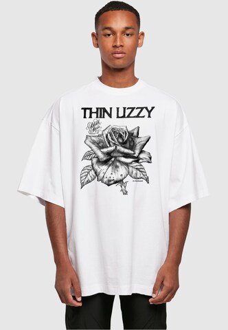 T-Shirt 'Thin Lizzy - Rose' Merchcode en blanc : devant