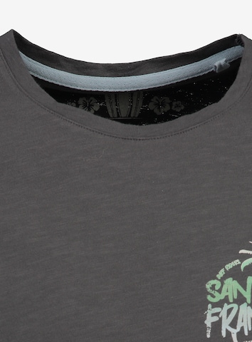 Key Largo Shirt ' SOUND ' in Grau