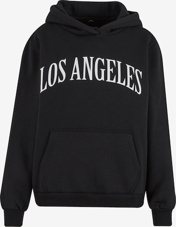 Miss Tee Sweatshirt 'Los Angeles' in Schwarz: Vorderseite