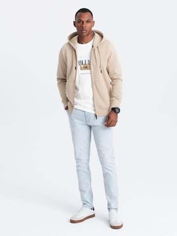 Veste de survêtement Ombre en beige