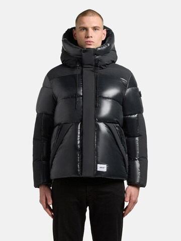 Veste d’hiver 'Alst' khujo en noir : devant
