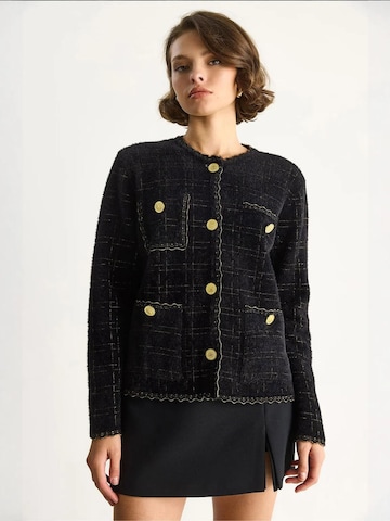 Bianco Lucci Strickjacke in Schwarz
