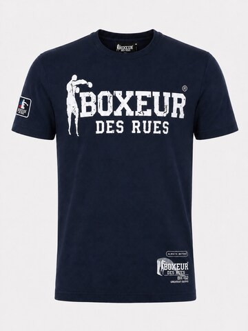 Boxeur des Rues Shirt in Blau: Vorderseite