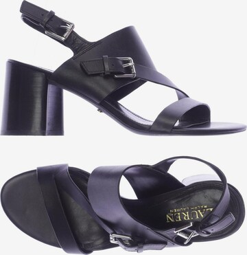 Lauren Ralph Lauren Sandals & High-Heeled Sandals in 39 in Black: front