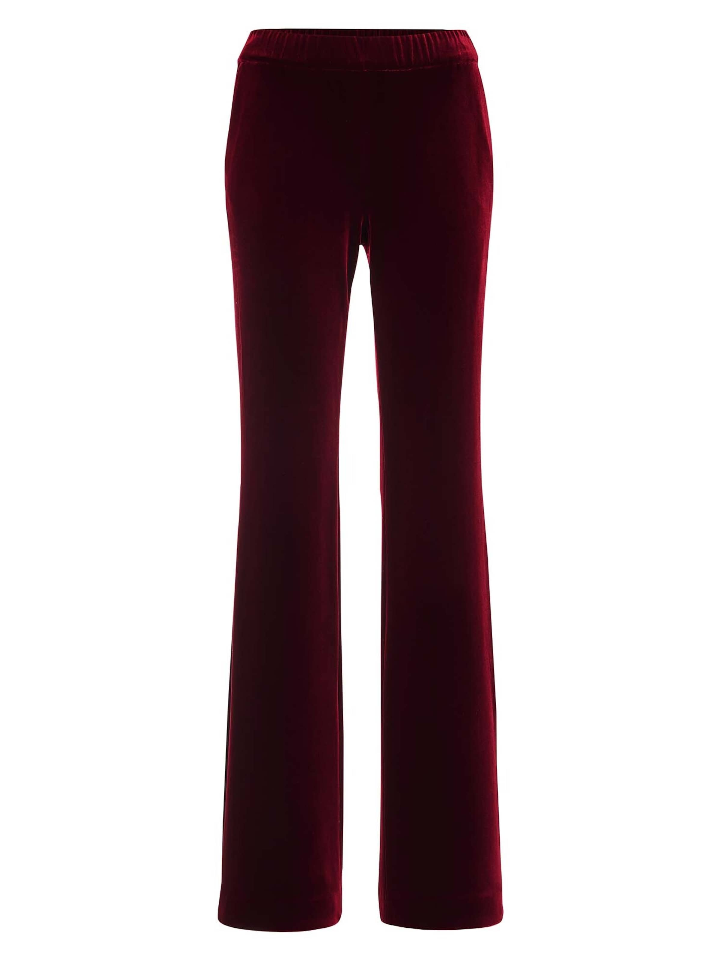 MADELEINE Regular Broek in Rood: voorkant