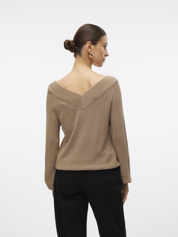 VERO MODA Pullover 'VMNewlexsun' i brun