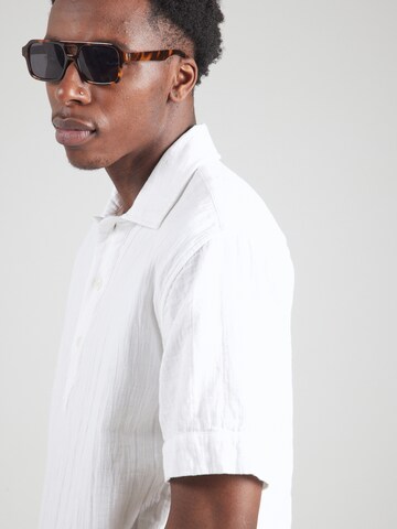 Abercrombie & Fitch Regular fit Overhemd in Wit
