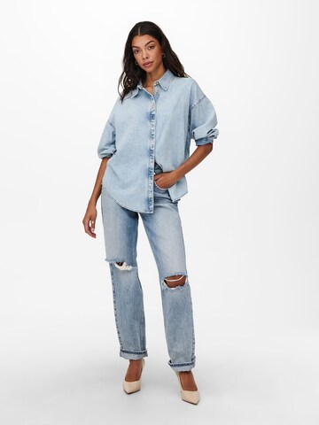 ONLY Regular Jeans 'Inc Robyn' in Blauw