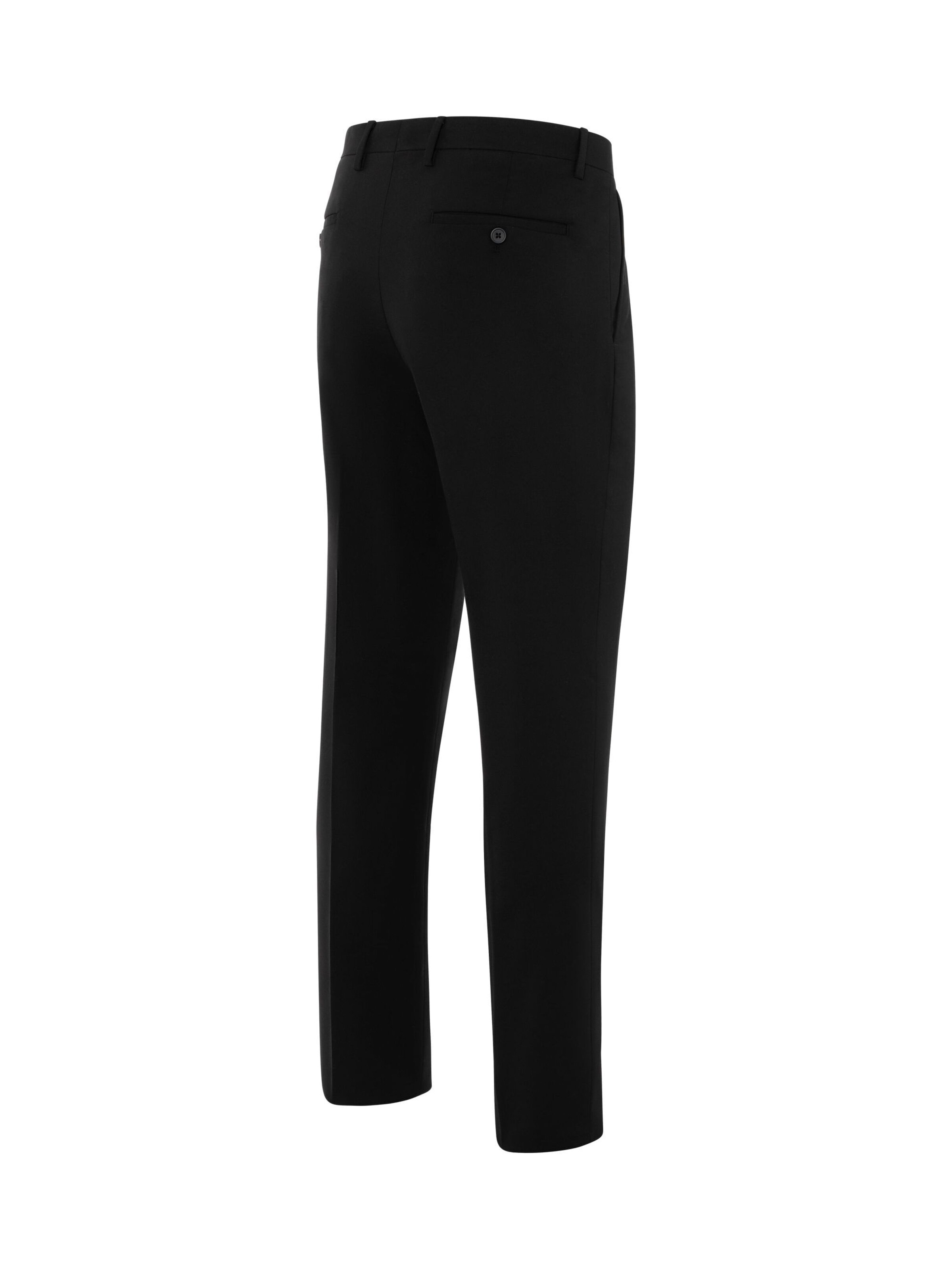 Thomas Goodwin Slim fit Pleated Pants in Black