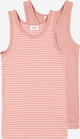 s.Oliver - Camiseta térmica en naranja: frente