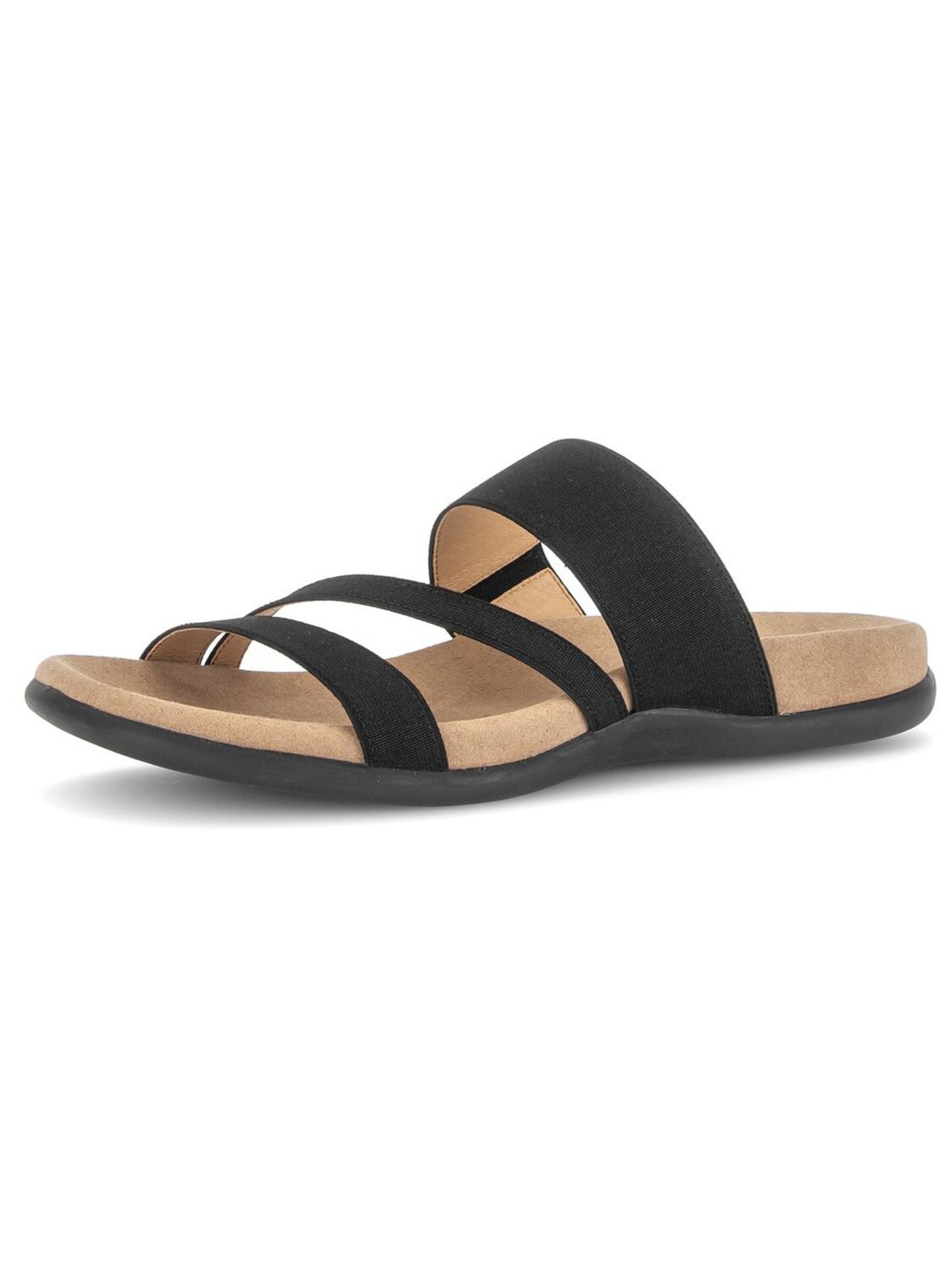GABOR Pantolette 'Pantolette Damen 1001.02.001 Textil in schwarz' i svart: framsida