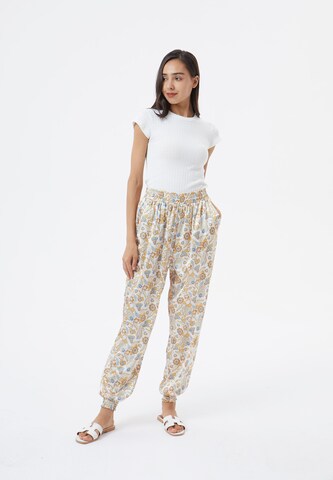 AIKI KEYLOOK Regular Broek 'Dejavu' in Oranje