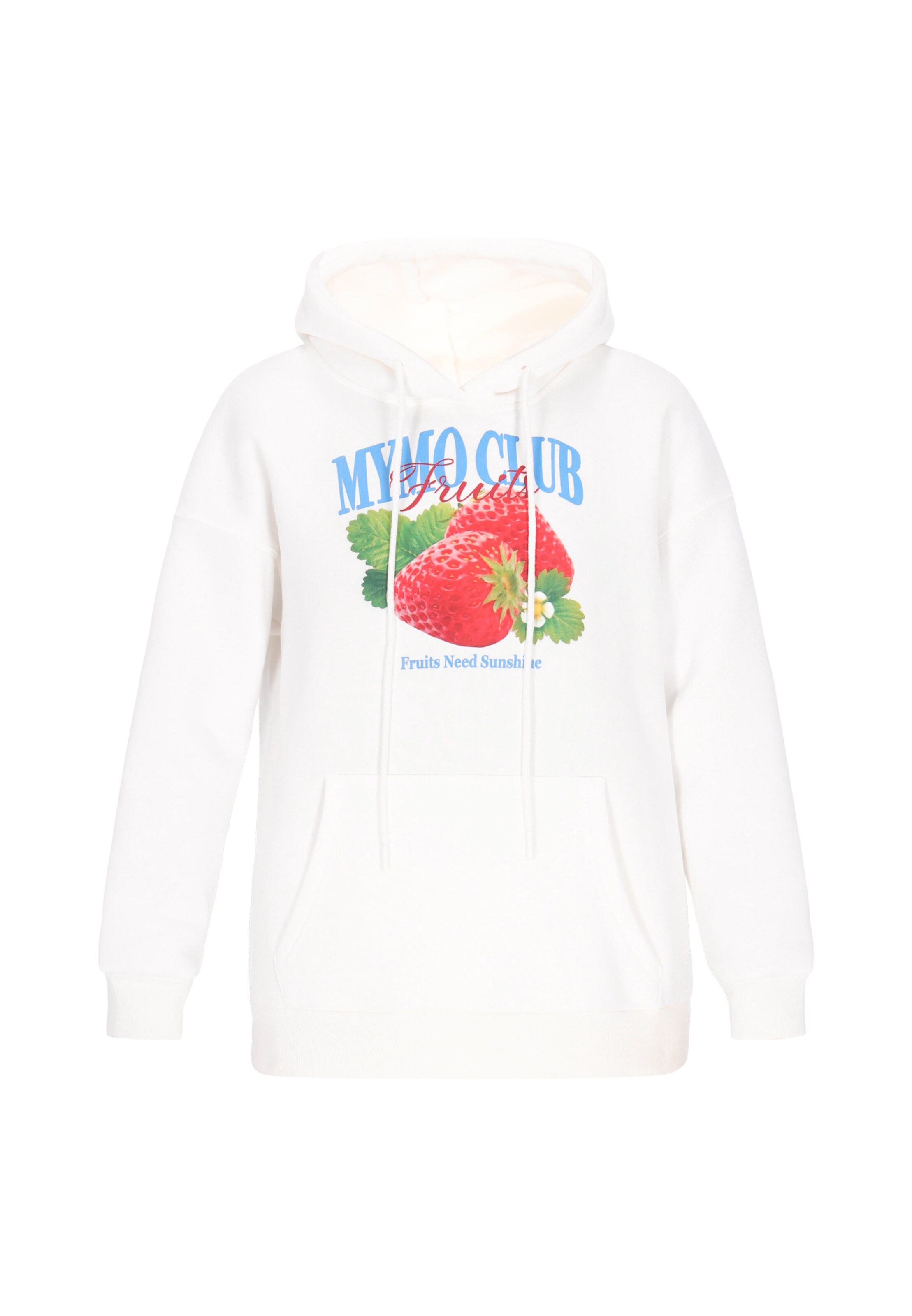 MYMO Sweatshirt in Wit: voorkant