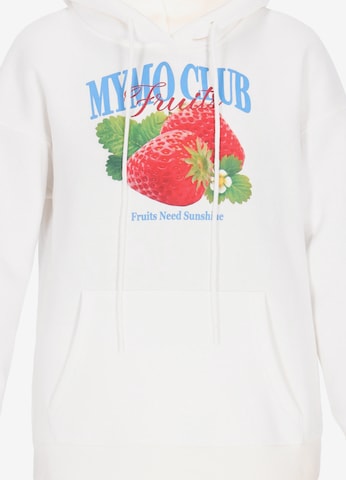 Sweat-shirt MYMO en blanc : devant