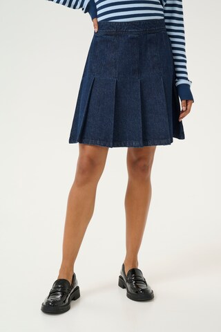 Jupe 'Bink Roselle' CULTURE en bleu : devant