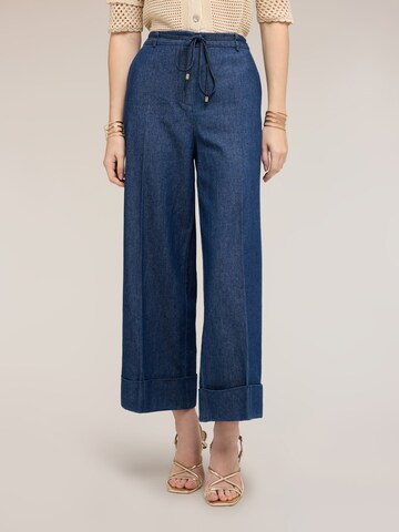 MOTIVI Wide leg Jeans in Blauw