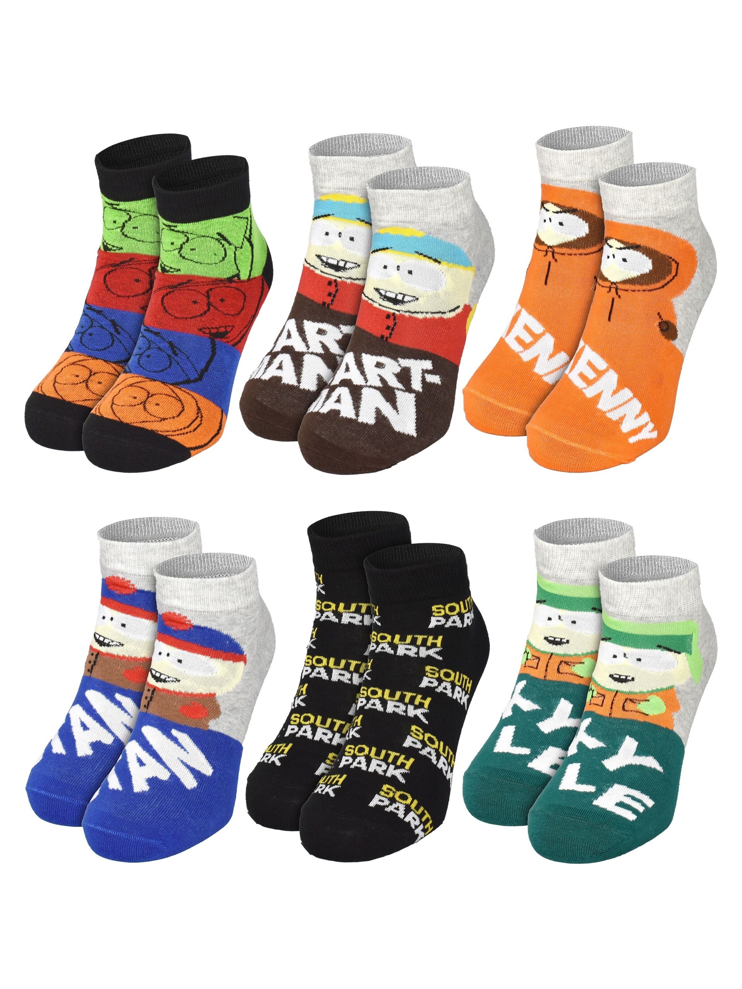 United Labels Socks 'Adventskalender South Park mit 12 Paar' in Mixed colours