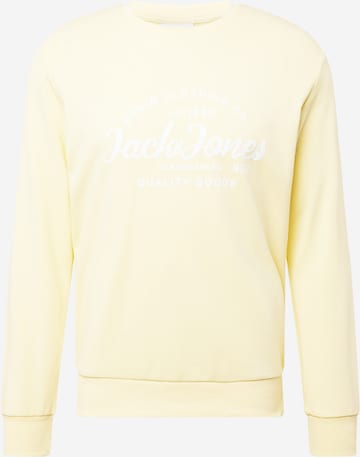 Sweat-shirt 'FOREST' JACK & JONES en jaune : devant