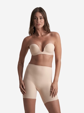 Bye Bra Shapingbroek 'Low Back Mid Waist Short' in Beige: voorkant