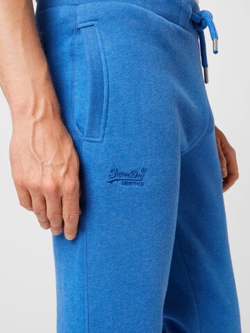 Tapered Pantaloni de la Superdry pe albastru