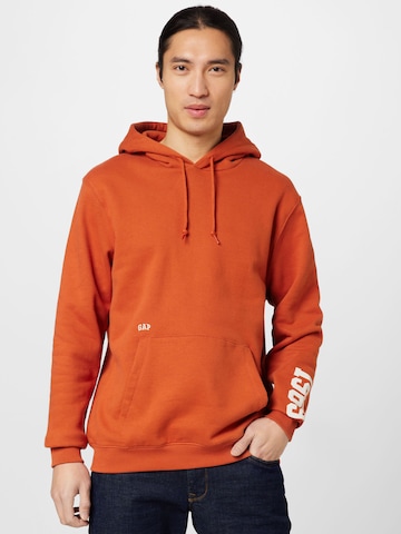 GAP Sweatshirt in Oranje: voorkant