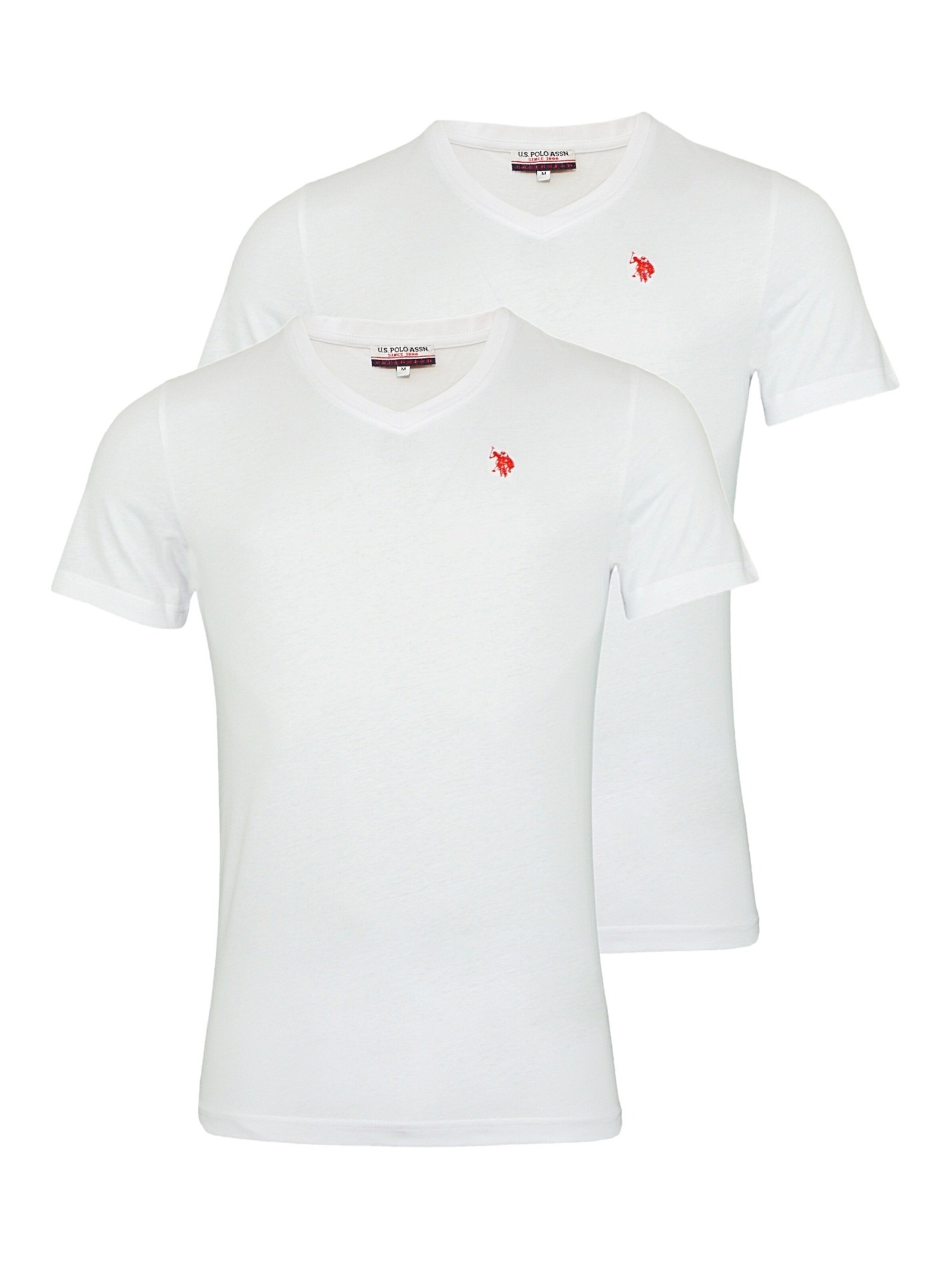 Maglietta di U.S. POLO ASSN. in bianco: frontale