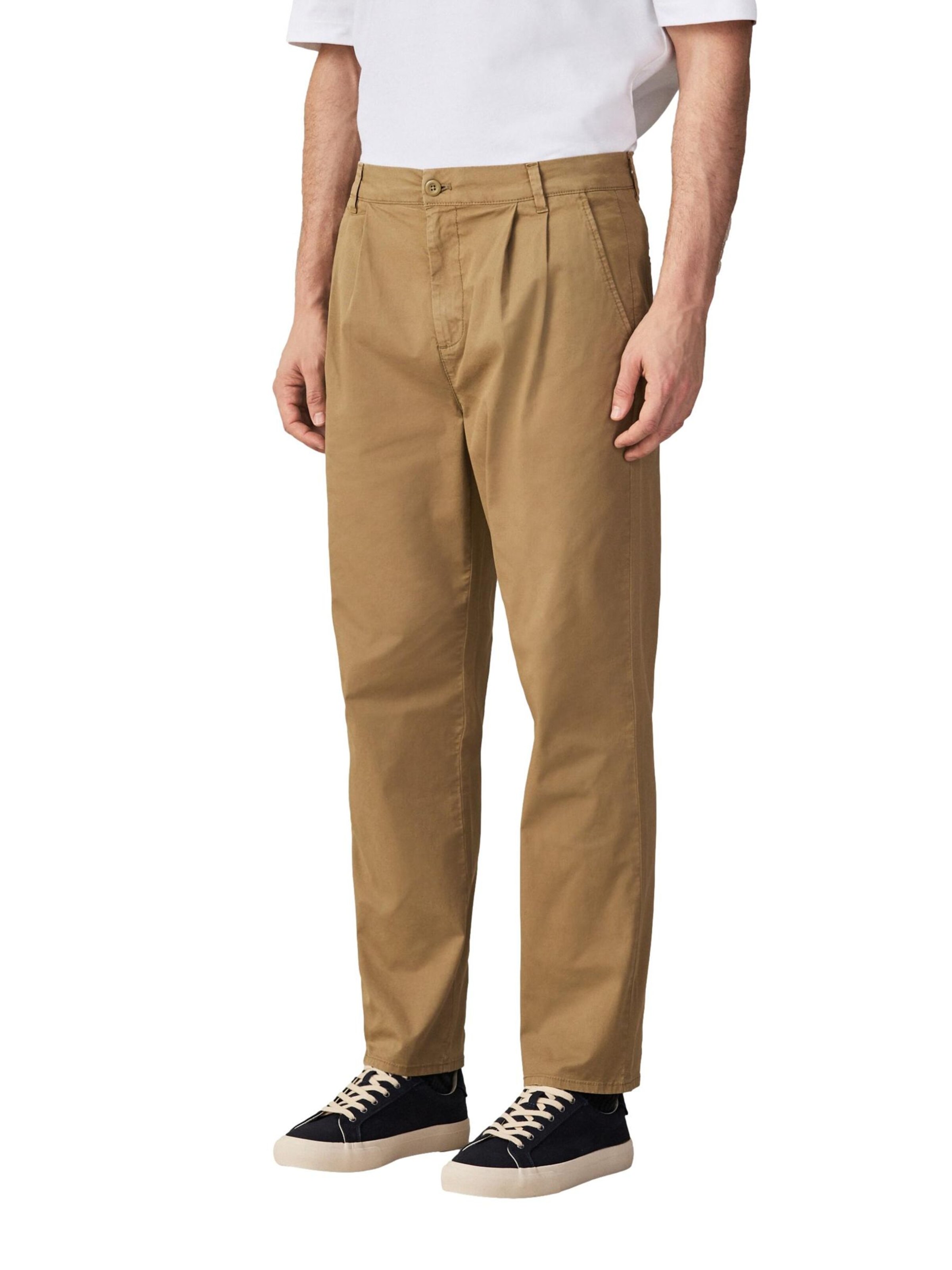 Next Bandplooibroek in Beige: voorkant