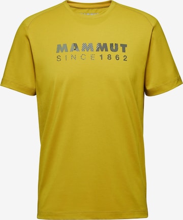 MAMMUT Funktionsshirt ‘Trovat' in Gelb: Vorderseite