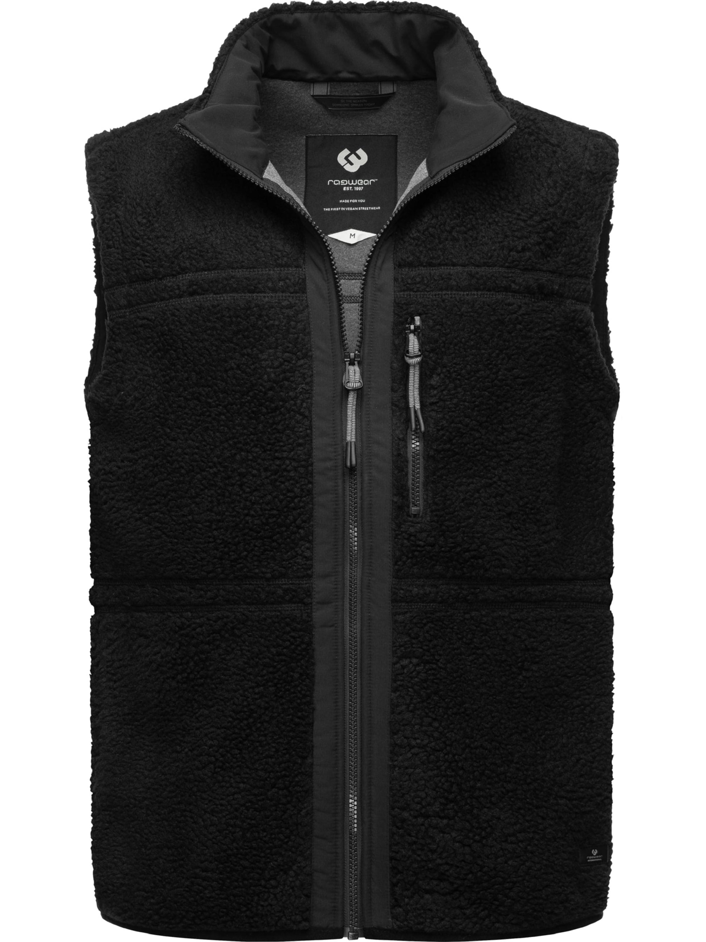 Ragwear Vest 'Noory' in Black: front