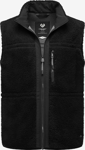 Ragwear Vest 'Noory' in Black: front