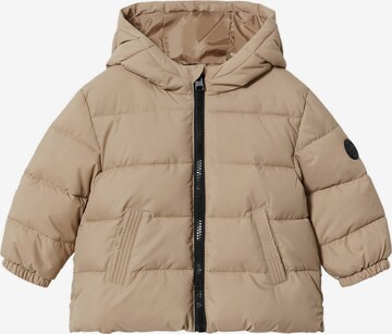 MANGO KIDS Jacke 'Aldo' in Beige: predná strana