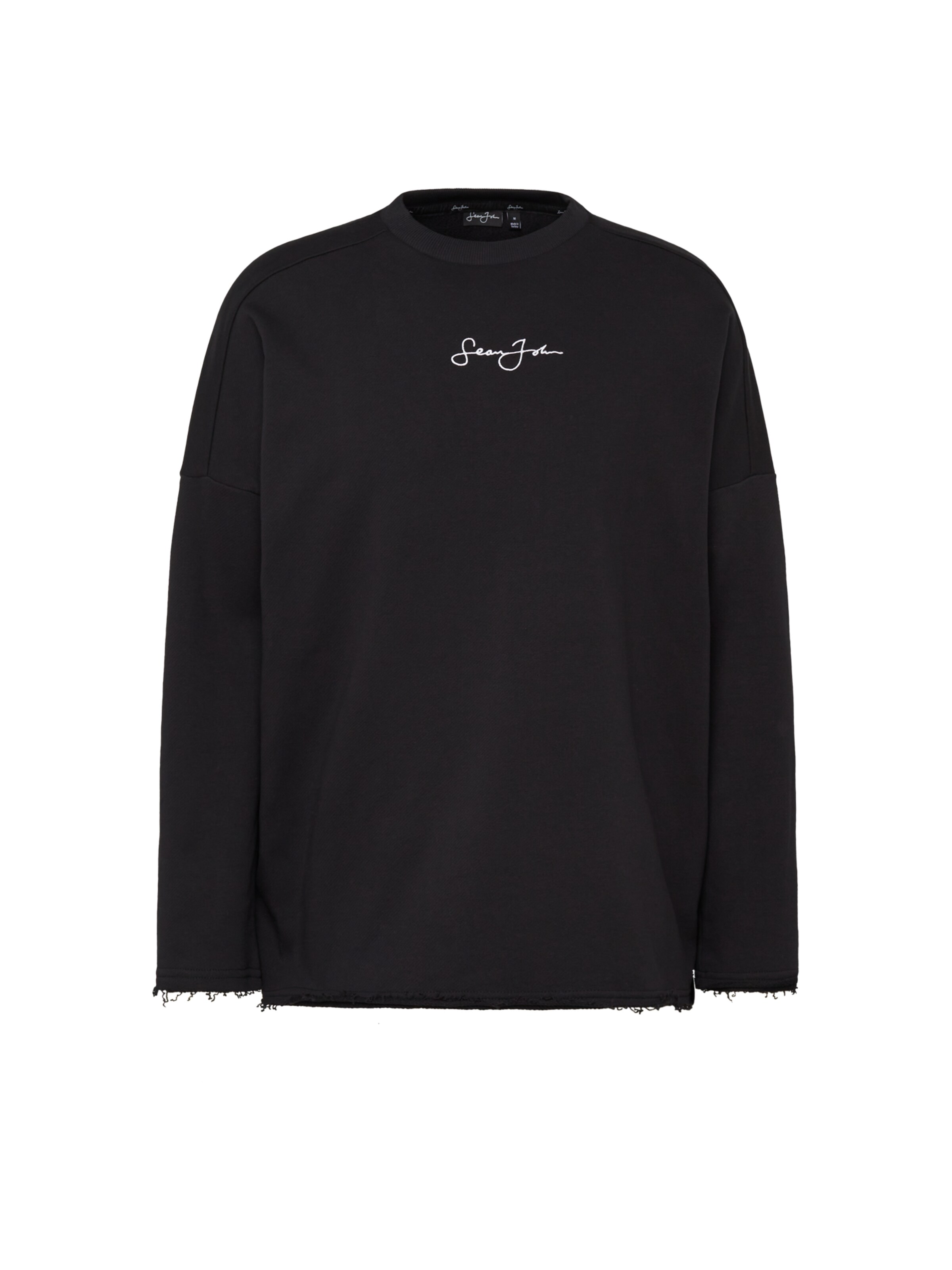 Sean John Sweatshirt in Black: front