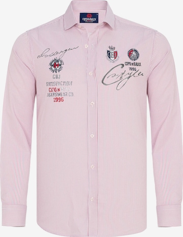 CIPO & BAXX Langarmhemd in Pink: front