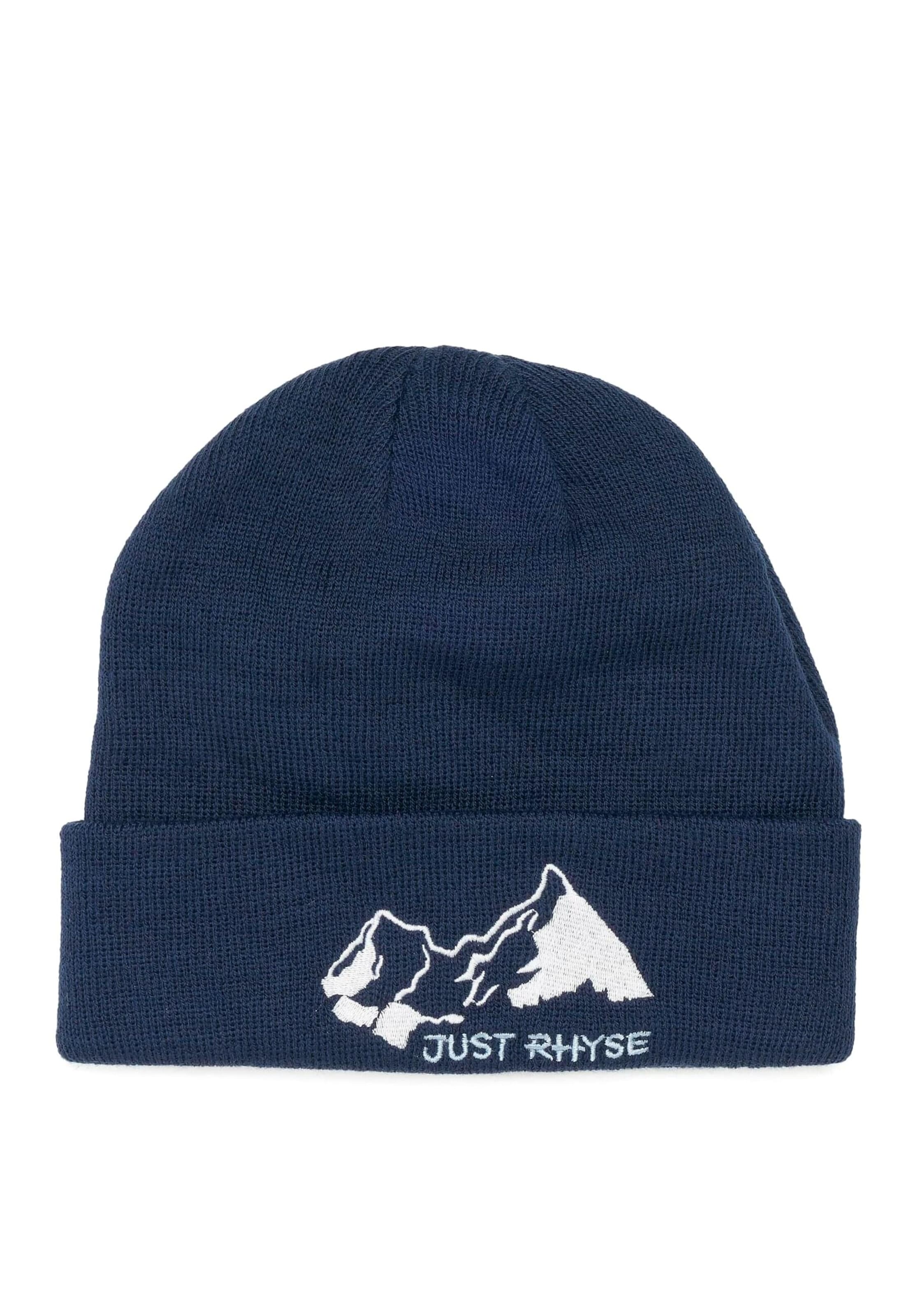 Just Rhyse Beanie in Blue: front