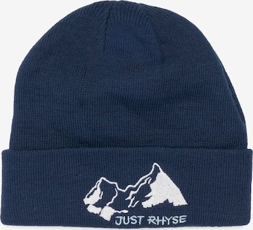 Just Rhyse Beanie in Blue: front