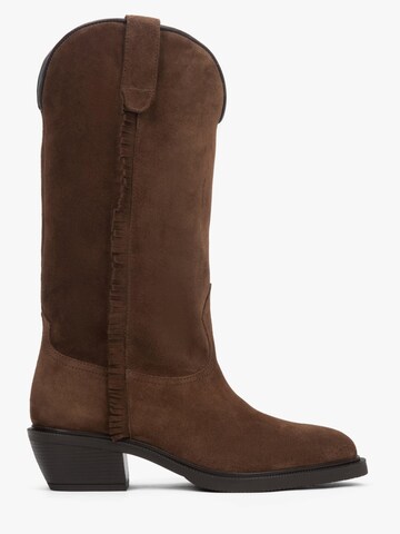 Estro Cowboystiefel '09-3484'‌‌‌‌‌‌‌‌ in Braun: Vorderseite