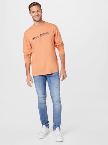 DIESEL Shirt 'JUST' in Orange