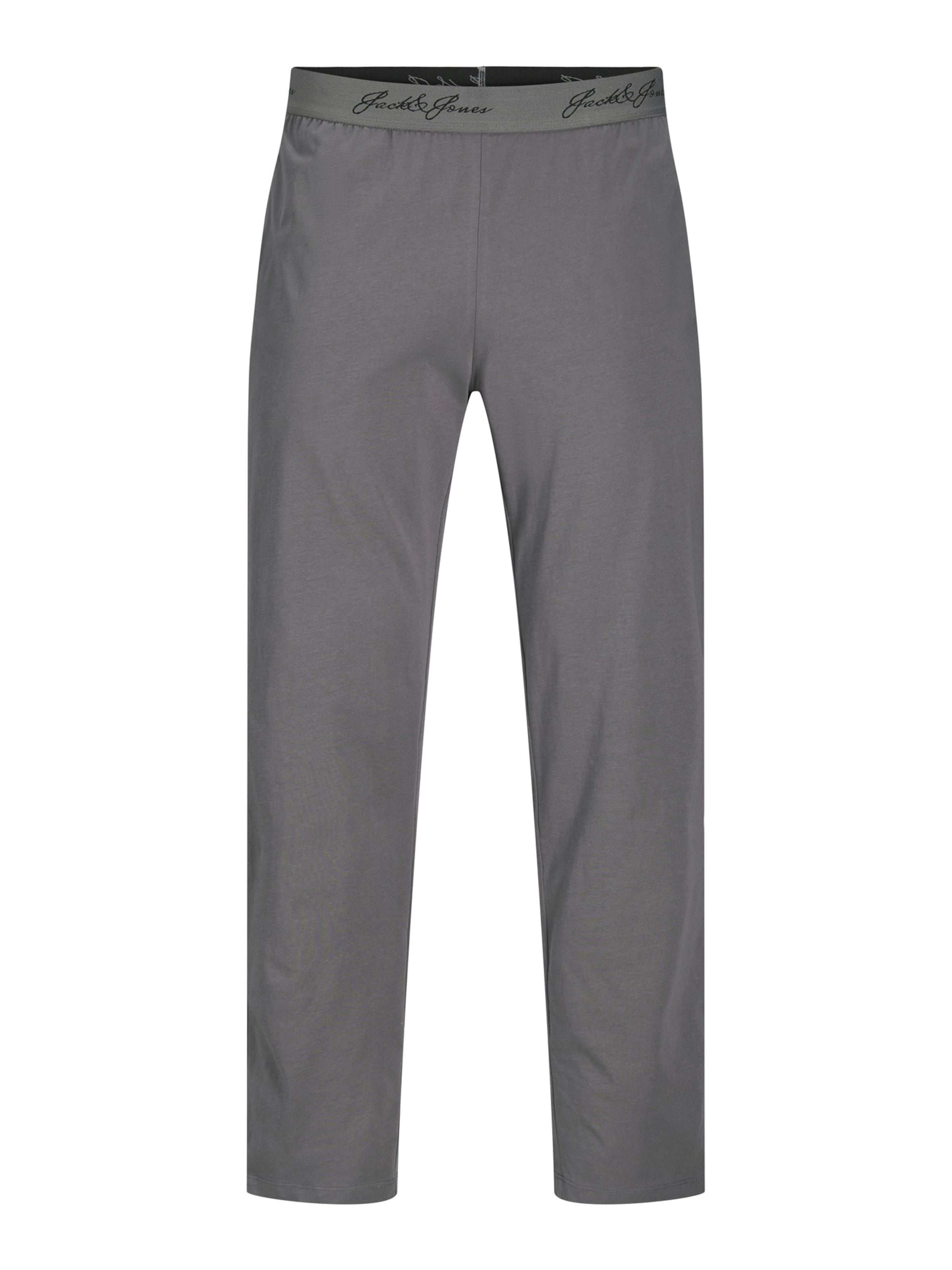 JACK & JONES Пижамные штаны 'JACCLYDE' в Серый: спереди
